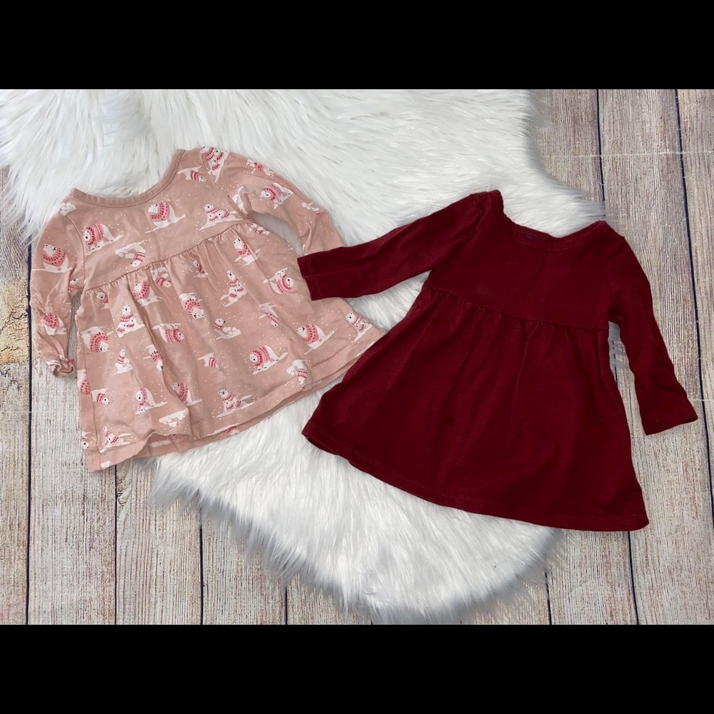 Old Navy dresses size 0-3 mo.